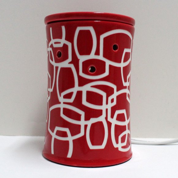 Red & White Scentsy Electric Corded Wax Warmer - Picture 4 of 14